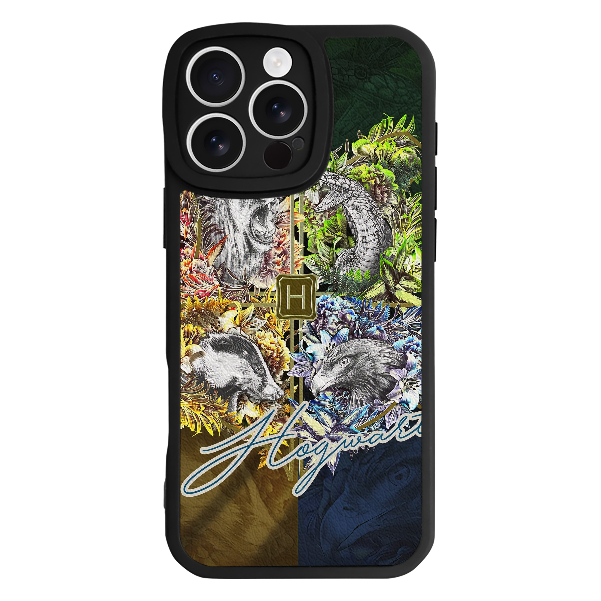 （画像用） Harry Potter ハリー・ポッターシリーズ 【iPhone 16シリーズ対応】シリコンスマホケース（レザー調） 材質：シリコン